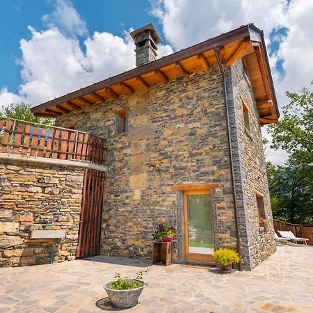 木屋 La Torre Del Manghen: Agri-alloggio Indipendente 罗塔依马格纳